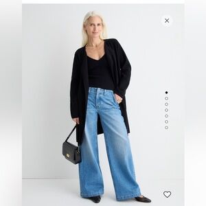 NWT J.Crew | Juliette collarless sweater blazer | Black | Size Various